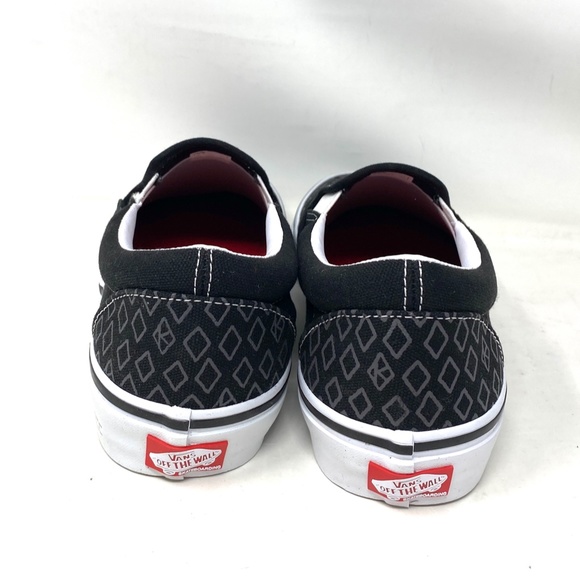 VANS x Krooked Slip On Sneaker Skateboard Black Canvas For Women Low VN0A5FCAAPM - Picture 7 of 10